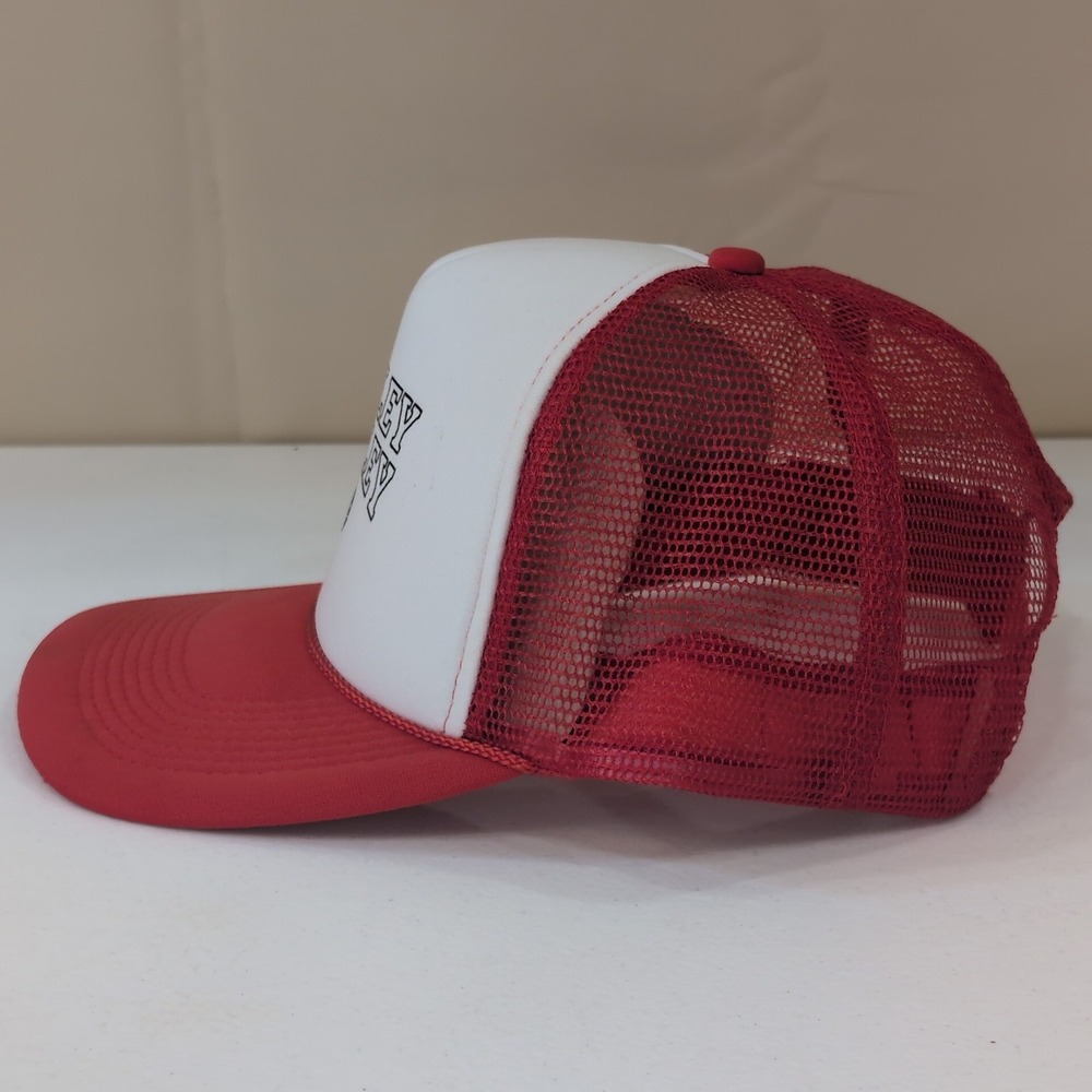 Holey Moley ABC TV Show Trucker Hat Red White Otto Collection Cap RARE! - Picture 2 of 5